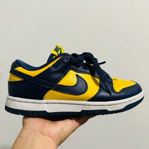 Size 4 - Nike Dunk Low Michigan DD1391-700 Sneakers - Picture 1 of 14